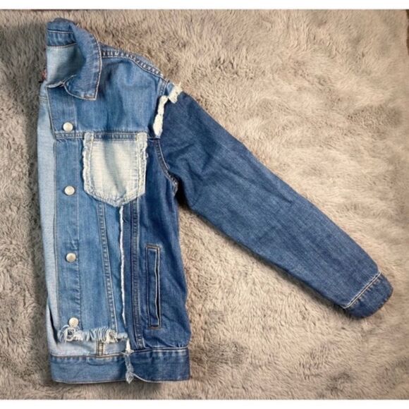 S8 signature eight distressed denim patched up jacket - Picture 5 of 5